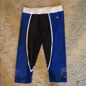 NEW CA cheer athletics practice leggings bling AL